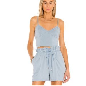 BCBG Maxazria shadow blue set size small